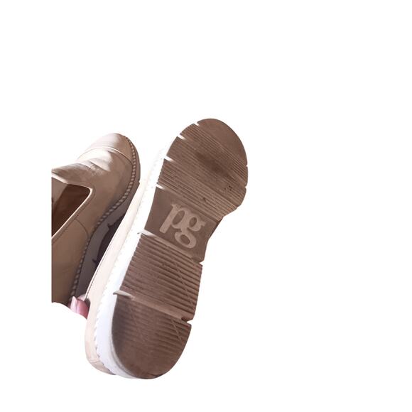 Paul Green Daniella Soft Footbed Leather Platform Shoe Beige size UK 4.5 US 7 - Picture 5 of 7